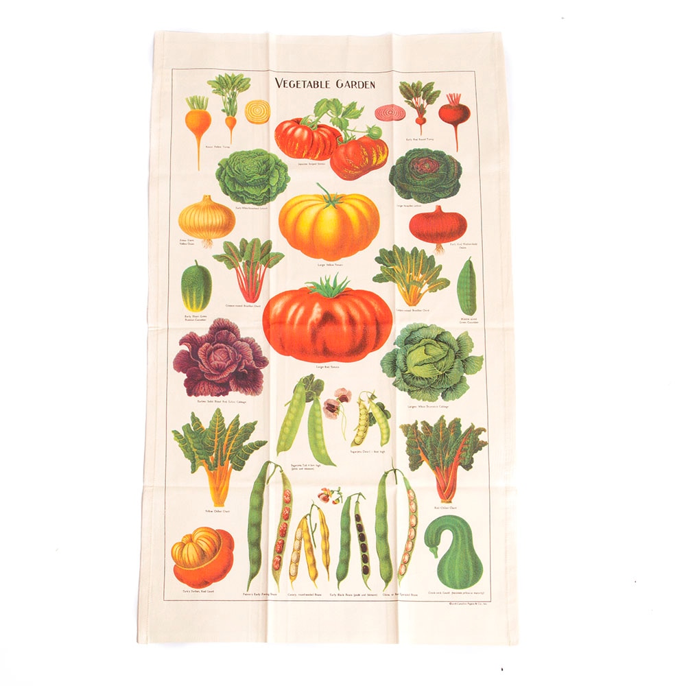Cavallini, Towel, Home & Auto, Vegetable Garden, 376255